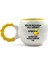 Kaybetmek Karakterimde Yok El Yapımı Krem Parlak Puf Kupa - El Işçiliği Hediyelik Kupa Bardak Mug 1