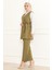 Kemer Detaylı Ikili Takım Haki 19232 3