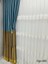 Nivemeshome Ege Turkuaz FIR1240 V-935 1/3 Sık Pileli Fon Perde Apm 5