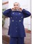 Parıltı Taş Detaylı Takım Indigo 19264 2