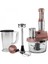 2500W Uzun Blender, 6 Bıçaklı Ayaklı Cam Mutfak Robotu, Rosegold Renk 1
