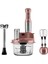 2500W Uzun Blender, 6 Bıçaklı Ayaklı Cam Mutfak Robotu, Rosegold Renk 4