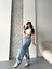 Baggy Kar Yıkama Orta Mavi Jeans Pantolon D2007 4