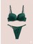 Trend Yıldız Taşlı Push-Up Sütyen & String Takım - Beyaz, Kırmızı, Siyah, Yeşil, Bordo 3