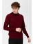 Erkek Basic Yarım Balıkçı Ince Triko Kazak 02421604 Bordo 6
