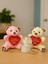 Sevgiliye Eşe Özel Günlere Hediye 2 Adet Sevimli Mini Peluş Ayıcık ve Mini Melek Kar Küresi Set 1