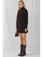 Kadın BDART Dokulu Oversize Yüksek Yaka Örme Takım Siyah 13