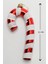 4'lü 15 cm Luxury XL Şeker Kamışı Yılbaşı Çam Ağacı Süsü Kırmızı Beyaz Renk 2