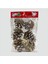 Msa-Shop 6lı Kozalak Yılbaşı Ağaç Süsü-Kahverengi 1