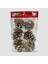 Msa-Shop 6lı Kozalak Yılbaşı Ağaç Süsü-Kahverengi 3