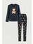 Kadın Pamuklu Ayıcıklı Pijama Takımı 2