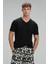 Tuna Modern Grafik T- Shirt Siyah 12
