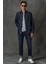 Danor Erkek Smart Gömlek Slim Fit Koyu Mavi 7