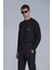 Grant Erkek Sweatshirt Siyah 12