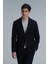 Peler Spor Erkek Blazer Ceket Slim Fit Lacivert 14