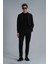Asel Spor Erkek Blazer Ceket Slim Fit Siyah 15