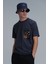 Exotıc Modern Grafik T- Shirt Siyah 14