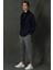 Vıana Erkek Basic Gömlek Comfort Slim Fit Siyah 12