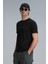 Gold Modern Grafik T- Shirt Siyah 12