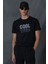 Maya Modern Grafik T- Shirt Siyah 6
