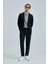 Asel Spor Erkek Blazer Ceket Slim Fit Siyah 16