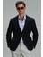 Marit Spor Erkek Blazer Ceket Slim Fit Lacivert 15