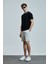 Pamuk Karışımlı Regular Fit Bisiklet Yaka Logolu T Shirt Erkek T Shirt 111020243 12