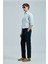 Keten ve Pamuk Karışımlı Slim Fit Normal Bel Düz Paça Chino Pantolon Erkek Pantolon 111190352 15