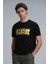 June Modern Grafik T- Shirt Siyah 12