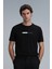 Kane Modern Grafik T- Shirt Siyah 14