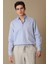 Danıel Erkek Basic Gömlek Slim Fit Mavi 6