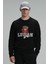 Derek Erkek Sweatshirt Siyah 12