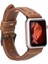 Apple Watch Uyumlu Deri Kordon 42-44-45MM Nm3-As2 Taba 5