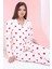 Uzun Kollu Önden Düğmeli Pijama Takımı 2