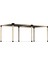 2.4 x 4.8 Metre Pergole Braket Seti 6 Ana Direkli Gölgelikli Pergole Braket Seti 6