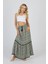 Yeşil Etnik Desenli Viskon Uzun Etek – Doğallığın ve Şıklığın Buluşması 6