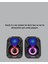 Rgb Işıklı USB Hoparlör Seti 9W Çıkış Gücü Derin Bas 2