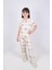 Kız Çocuk Pamuklu Kalpli Desenli Pijama Takımı 6