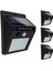 Zeroshop Solar Sensörlü Duvar Lambası Bahçe Lamba 20 LED Işık 4