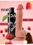 150 ml Çilek Aromalı Cinsel Jel ve 18 cm Dildo Set – Gerçekçi His, Strapon Uyumlu Yapay Dildo Tasarımı 2
