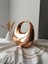 Modern Tasarım Oval Tutmalı Rose Altın Kadın Düğün, Nişan, Abiye Çanta 3