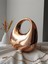 Modern Tasarım Oval Tutmalı Rose Altın Kadın Düğün, Nişan, Abiye Çanta 4