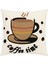 Coffee Time Punch Dekoratif Kırlent Kılıfı 1