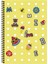 Keskin A4 Kareli Pp Kapak Fun Defter - Sarı 1