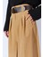 Kadın Camel Önden Yırtmaçlı Uzun Kemerli Etek 5