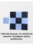 Dijital Baskılı Renkli Kare Desenli Balkon Halısı Yolluk Yapboz Puzzle Japon Halı 3