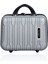 Gri Renkli Abs Makyaj Çantası El Valizi, Şık ve Hafif Tasarım 1