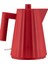 1 Litrelik Kırmızı Plissé Elektrikli Kettle, Şık ve Kullanışlı Tasarım 1