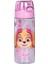 Muggle Mikro Lisanslı Desenli Pembe Sevimli Köpek Şeffaf Pipetli Matara Suluk 500ML 4
