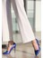 Jilya Mavi Cilt Stiletto Ayakkabı - Lisinya 2